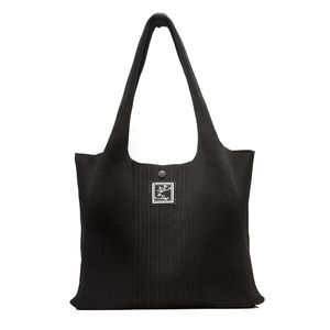 Tote Bag Protable Crocheted Shoulder Handbag Beach Bag Aesthetic Gift T_T